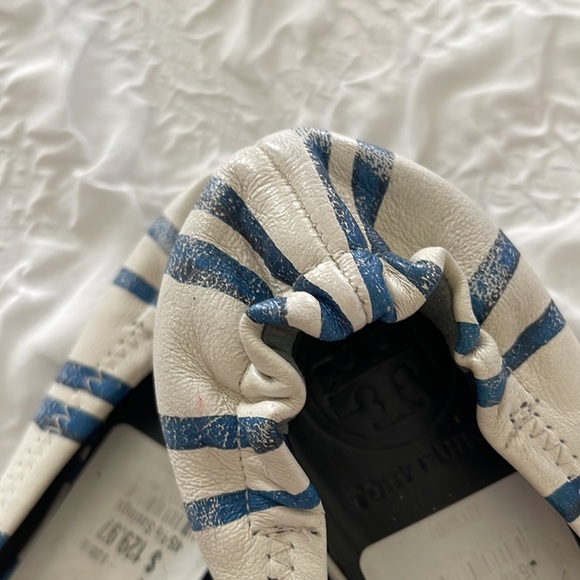 SOLD!!! Tory Burch Creta Stripe Slip Ons - Picture 4 of 9